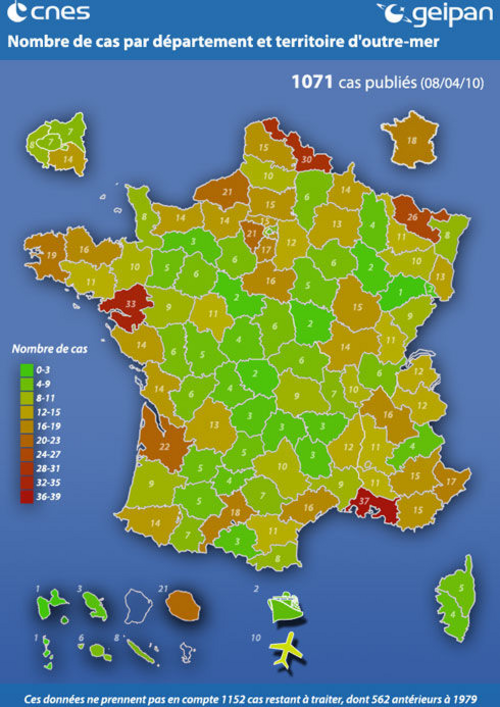 Carte des PANS